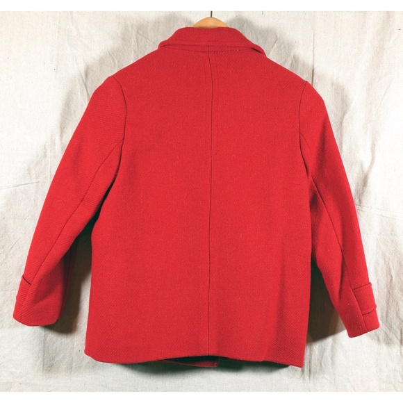 NWOT Zara Girls 9-10 Double Breasted Pea Coat - Picture 3 of 12